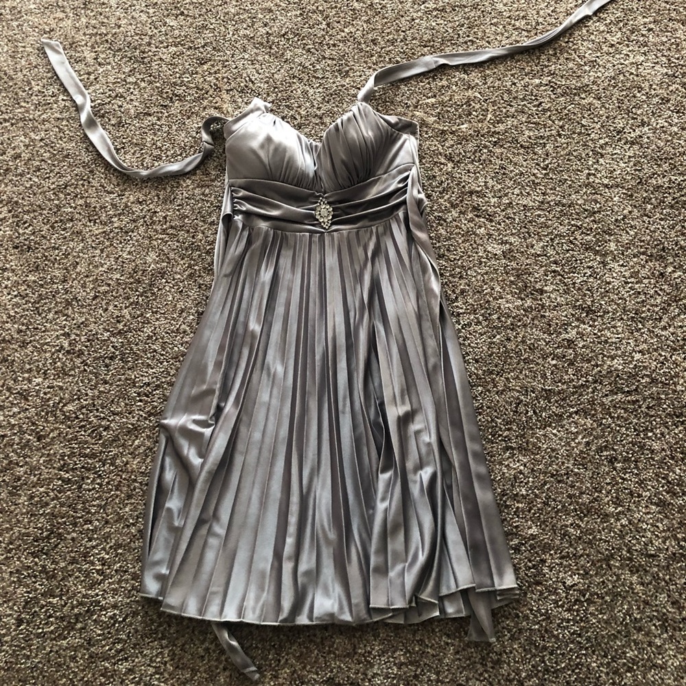 Silver Formal Dress